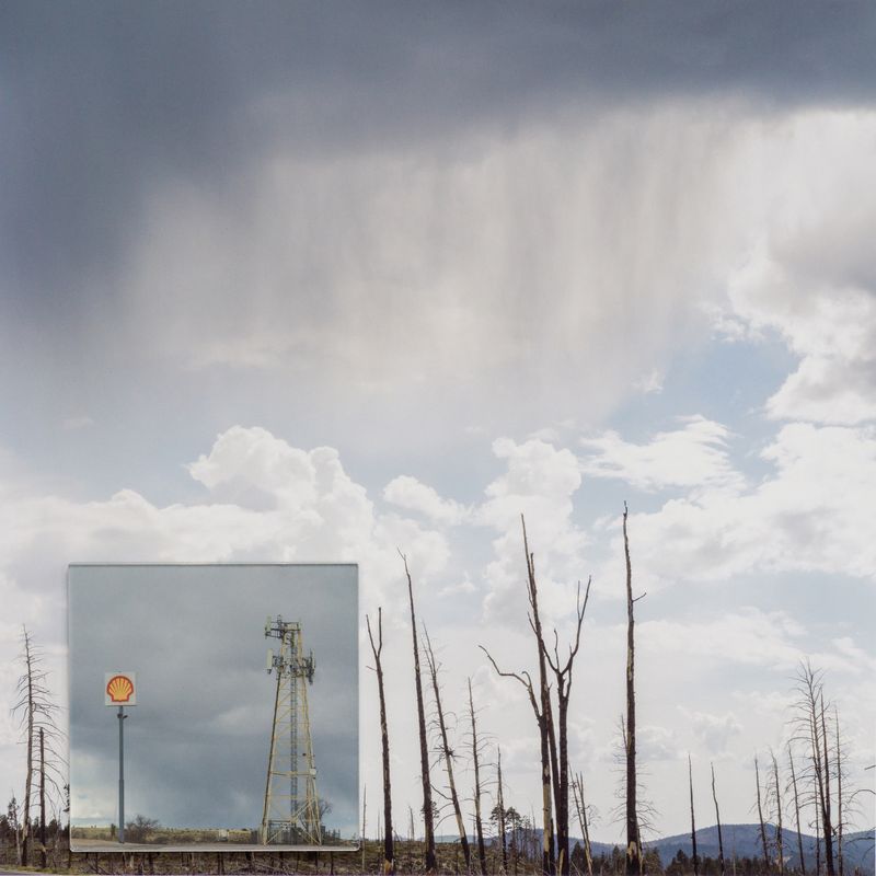 © Diana Cheren Nygren - When Lightning Strikes Image with mounted acrylic inset. Landscape - Bryce Canyon National Park. Inset - New Mexico