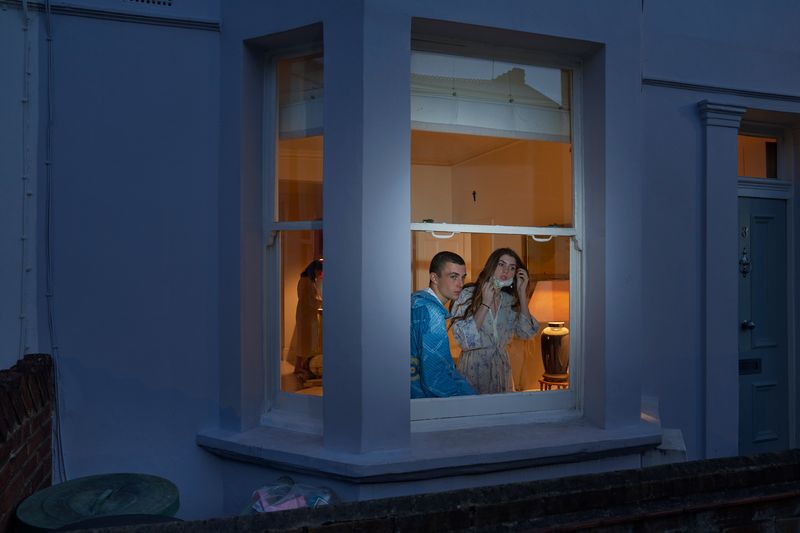 © Julia Fullerton-batten - Kate, Jude and Belle, Lockdown Day 47