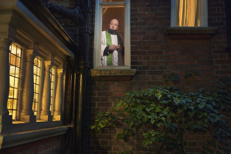 © Julia Fullerton-batten - Father Kevin, Lock Down Day 70