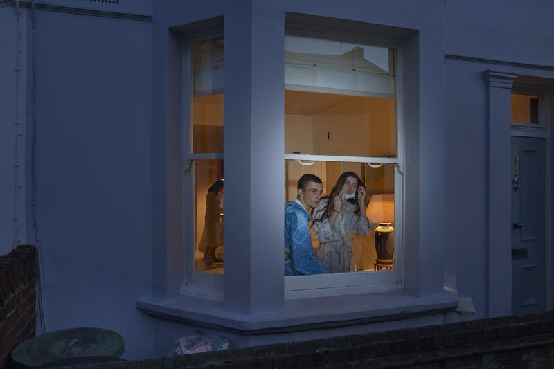 © Julia Fullerton-batten - Kate, Jude and Belle, Lockdown Day 47