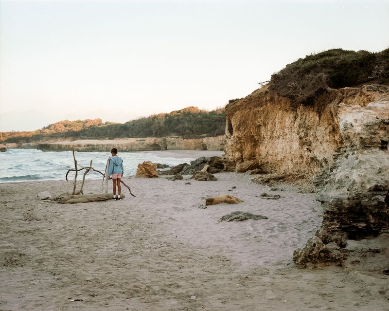 © Francesco Conti - Spontaneous sculptures with wood brought from the sea, Otranto (LE), Italy, 2022.
