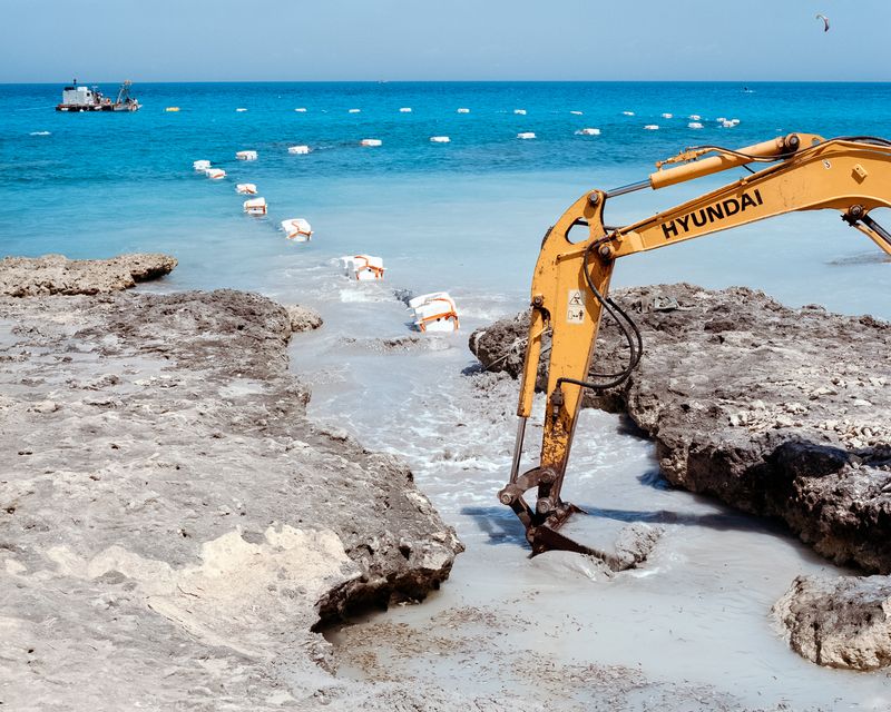 © Francesco Conti - Beach nourishment, Otranto (LE), 2022.