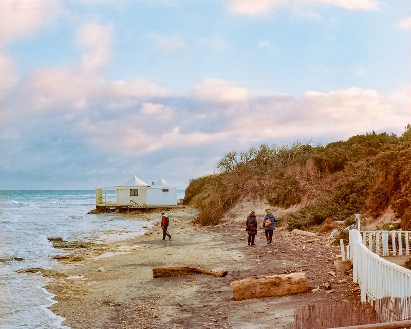 © Francesco Conti - beach eroded by the waves, Otranto (LE), Italy. 2022