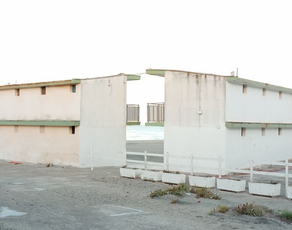 © Francesco Conti - San Cataldo (LE), Italy, 2024.Cabins on the sea.