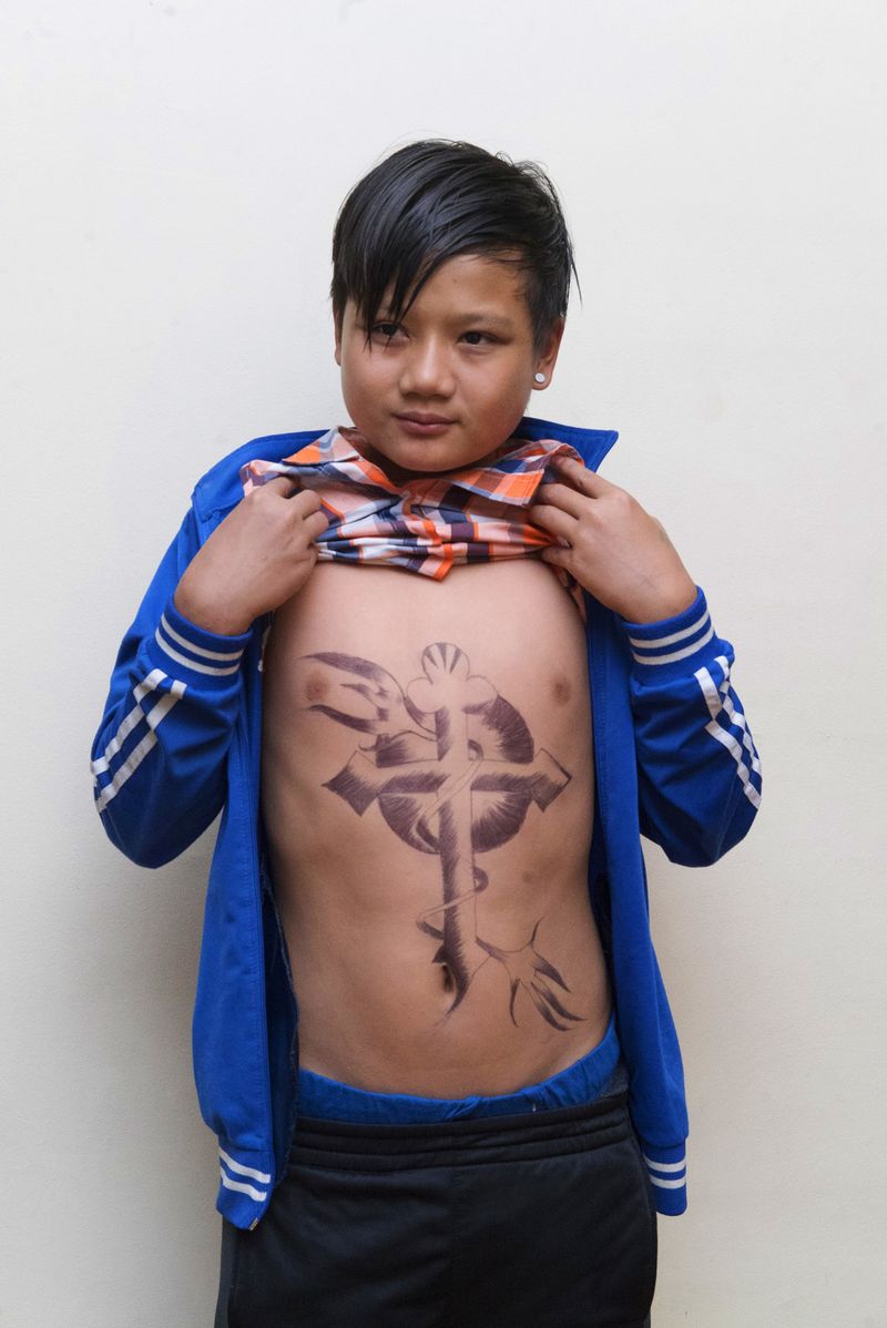 © Jade Thiraswas - Eh Sun's pen drawing tattoos
