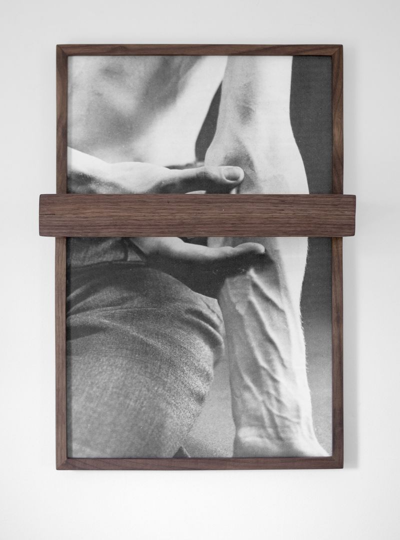 © Eli Craven - "Venous Flow." Archival Pigment Print, Brass Sheets, Artist's Frame. (Unique)2022