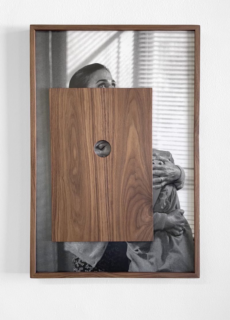 © Eli Craven - "Condolence No. 2" Archival Pigment Print, Walnut Panel, and Artist's Frame(Unique)2023