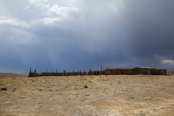 © Julien McRoberts - The holding pen at the sheep camp