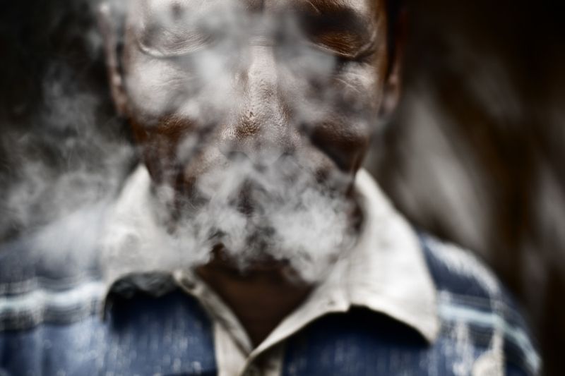 © Alvaro Laiz - Wisiratu or shaman invocating the ancient spirits of jebus through tobacco´s smoke.