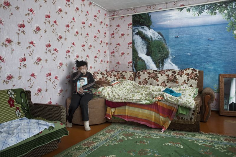 © Alvaro Laiz - Galina moans for her lost son in the taiga 4 years ago. "He went one day and never came back to me..."