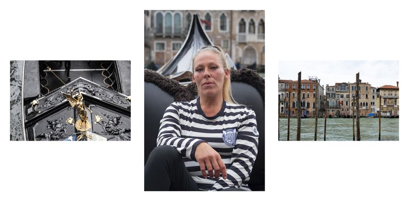 © ELISA MARIOTTI - Giorgia Boscolo. Gondolier for fourteen years.