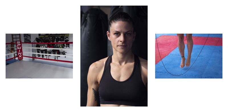 © ELISA MARIOTTI - Manuela Innocenti. Professional boxer for a year.