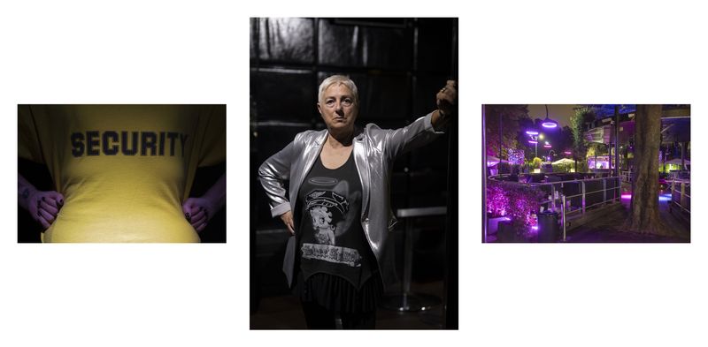 © ELISA MARIOTTI - Antonella Mazzoni. Bouncer for twenty years.