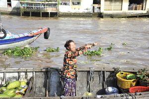 Market on the river