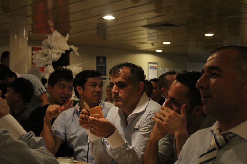 © Martyna Bec - Bingo game for the crew in crewmess.