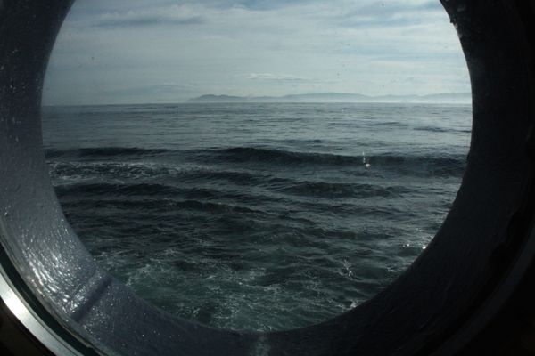 © Martyna Bec - view from the window in the crew mess on the cruise ship