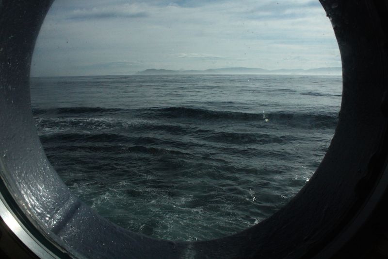 © Martyna Bec - view from the window in the crew mess on the cruise ship