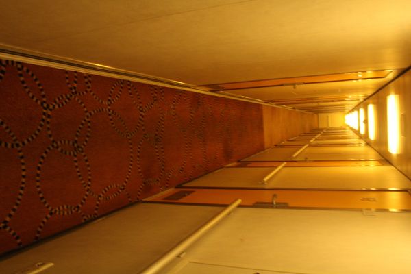 © Martyna Bec - labirynth of corridors on the ship