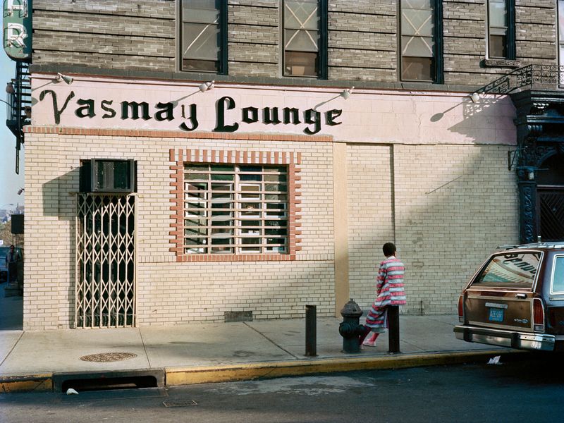 © Tria Giovan - Vasmay Lounge on Suffolk Street-1989. From the series Loisaida Street Work-1984 to 1990.