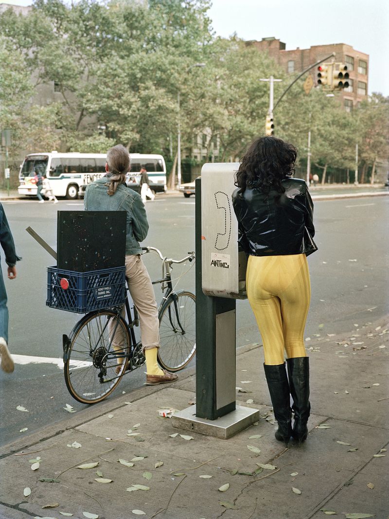 © Tria Giovan - Yellow on East Houston Street-1988. From the series Loisaida Street Work-1984 to 1990.