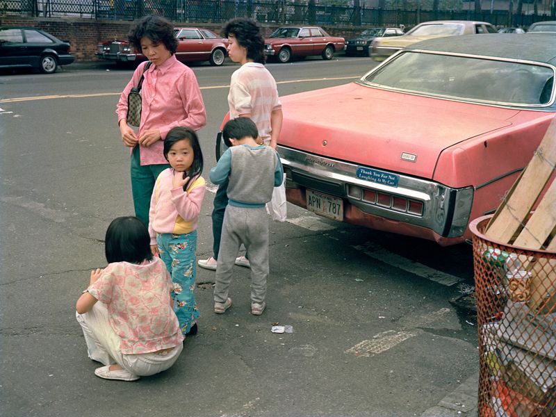 © Tria Giovan - Pink on Forsyth Street-1986. From the series Loisaida Street Work-1984 to 1990.