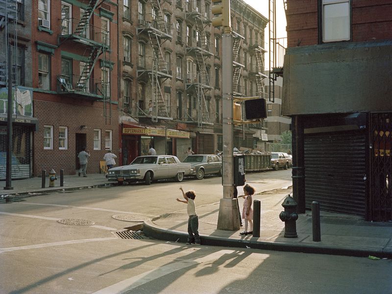 © Tria Giovan - Children on Clinton Street-1986. From the series Loisaida Street Work-1984 to 1990.