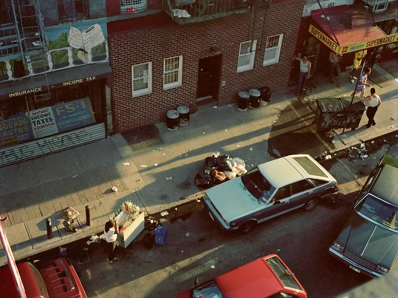 © Tria Giovan - Stanton Street View With Cars-1987.