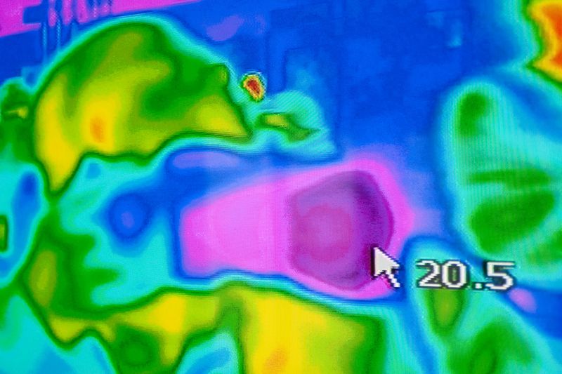 © Robert Rutoed - Monitoring Fair - Self-portrait via thermographic camera (Lens temperature 20.5 °C)
