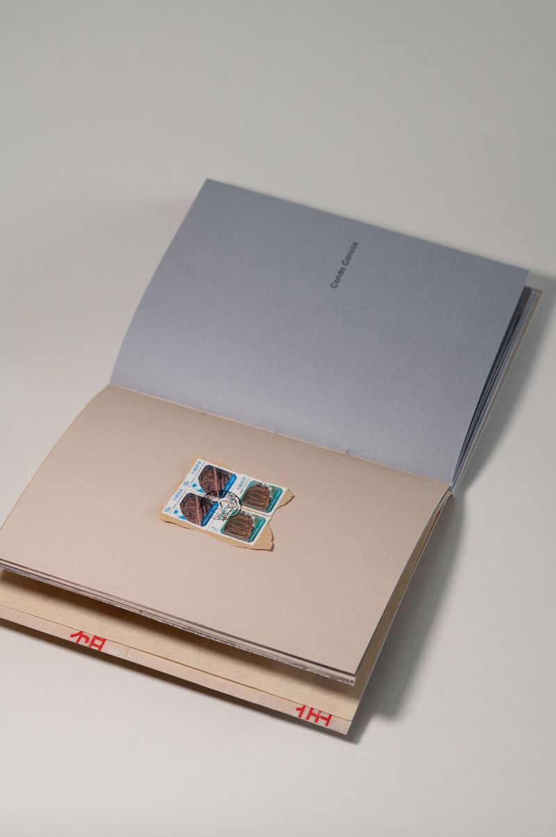 © Linda Cheung - Four Hong Kong stamps were attached, which stacked together like apartments