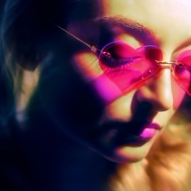 © Georgia Lloyd - blinded by luv - choosing to see love through rose colored glasses