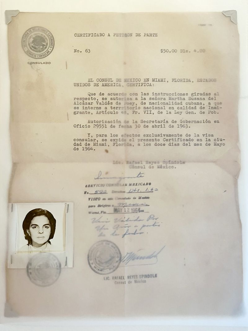 © Vivian Poey - ma/immigration mexico 1961 (9x12 inches)