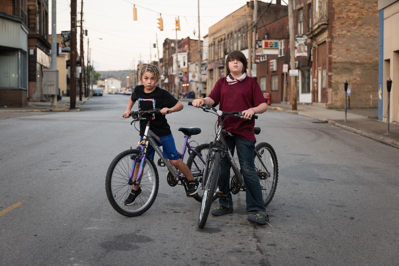 © Matthew Ludak - Boys on bikes. Mingo Junction, Ohio. 2023