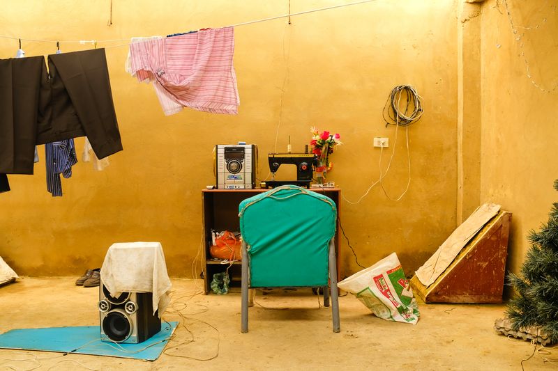© Ana Vallejo - The interior of Miguel Navas's house. 60 years old. He was displaced by armed forces from Granada, Meta thirty years ago.