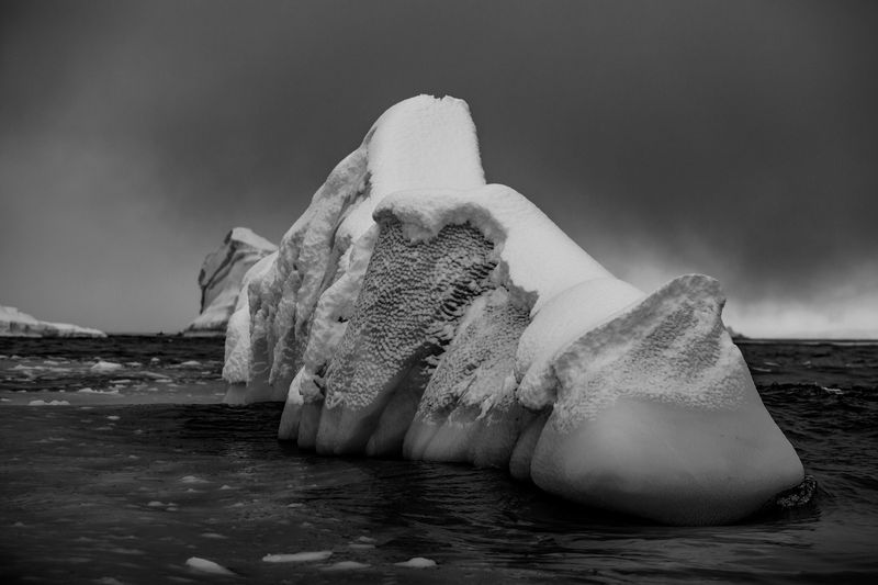 © Pia Harboure - Iceberg covered with  fresh snow. Antarctica. 2022.