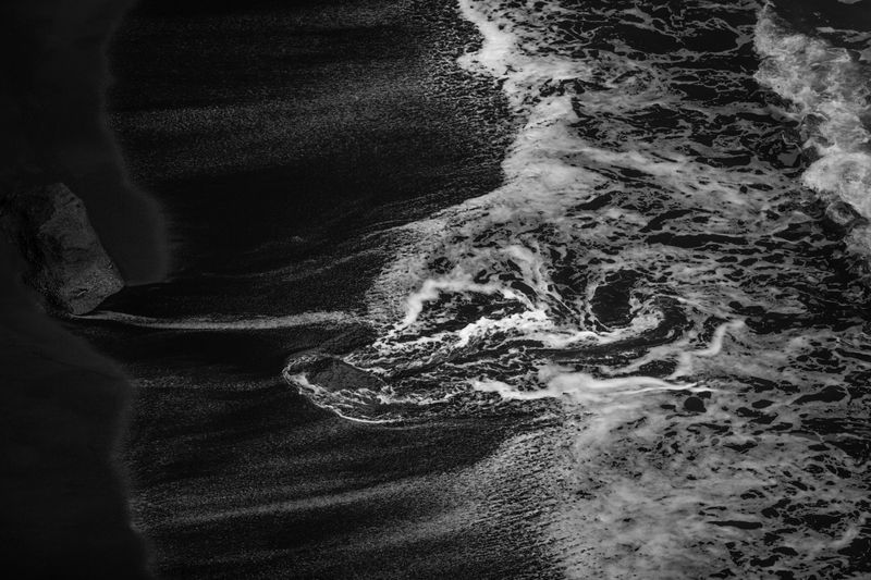 © Pia Harboure - Waters of the South Atlantic Ocean at the volcanic beach of Neptune´s Window, Deception Island, Antarctica, 2022.