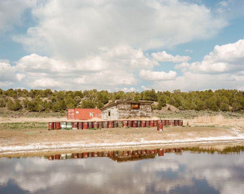 © Bailey Quinlan - "Got cancer yet?" - private property on Highway 160 in Mancos, CO On private property of a former Sinclair gas station