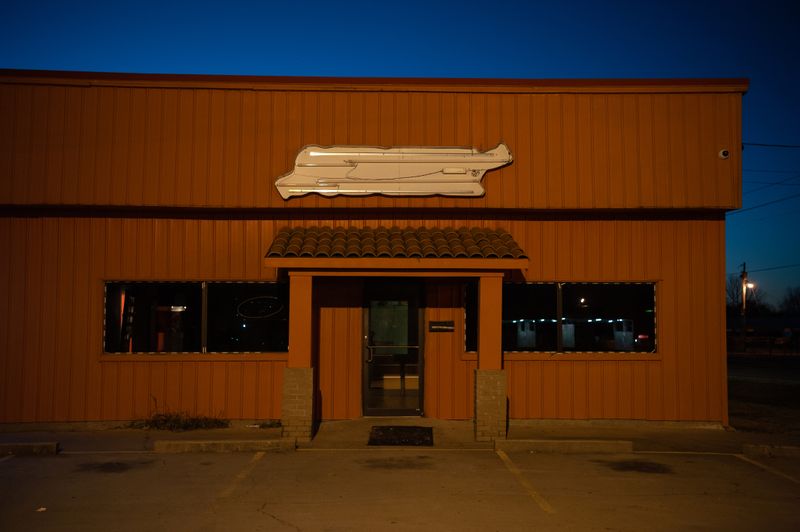 © Rory Doyle - An abandoned Subway restaurant remains in Rolling Fork, Mississippi on Dec. 10, 2020. (Photo by Rory Doyle)