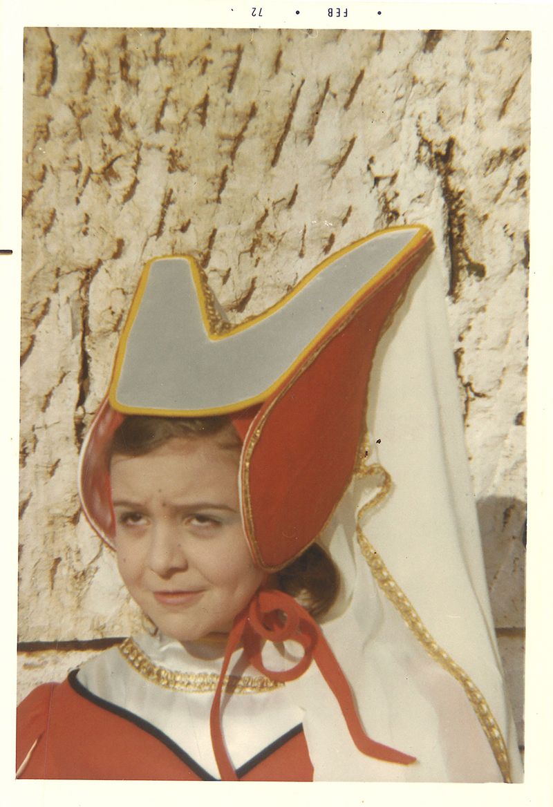 © Flavia Piola - This photograph shows my mother as a child, dressed like a little lady.