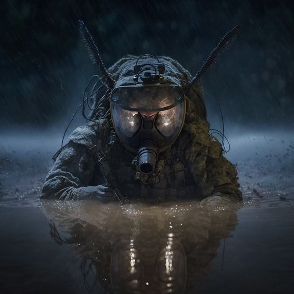 © Gennadiy Chernega - Image from the Ukrainian battle mosquitoes photography project