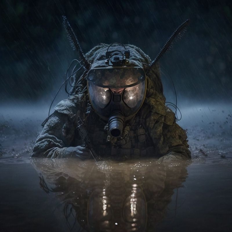 © Gennadiy Chernega - Image from the Ukrainian battle mosquitoes photography project