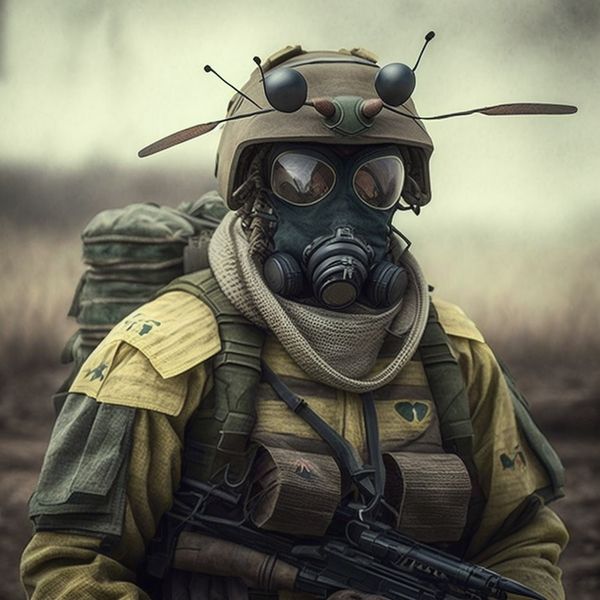 © Gennadiy Chernega - Image from the Ukrainian battle mosquitoes photography project