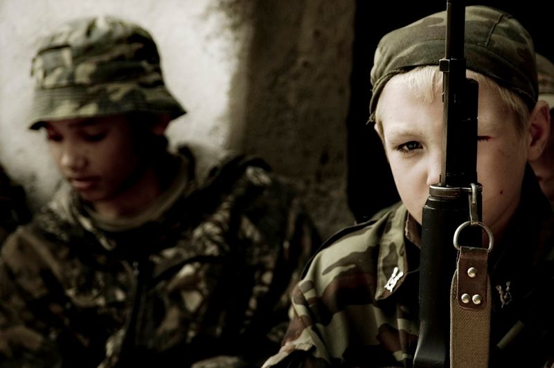 © Denis Tarasov - Cadets rest during combat training. Sverdlovsk region, Russia.