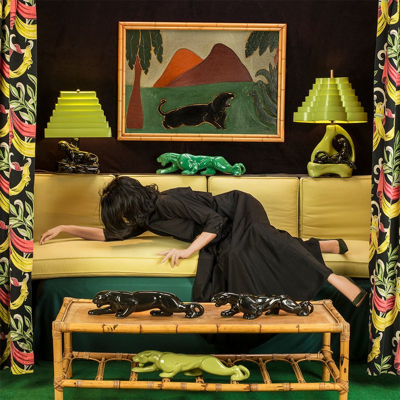 © Patty Carroll - Crawling home like her panthers.