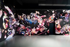 Installative large scale prints