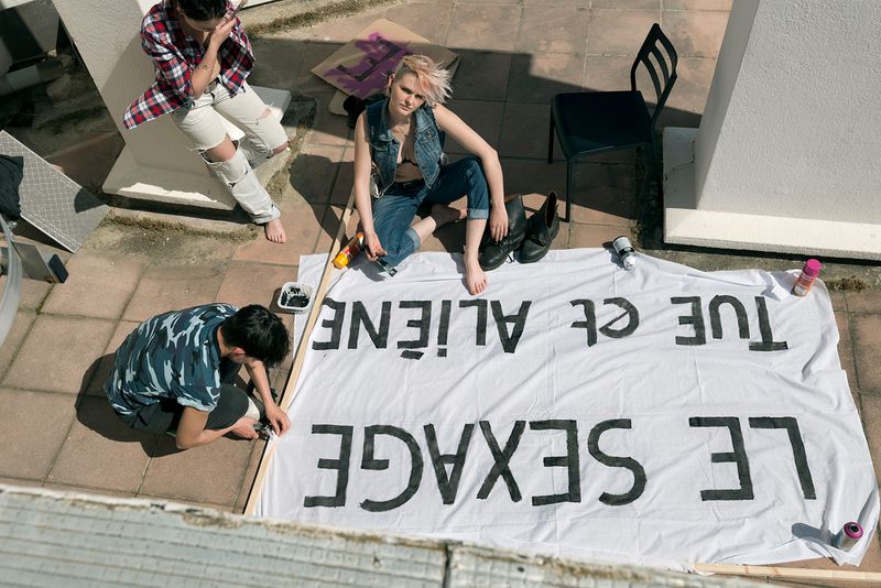 © Kamille Lévêque Jégo - "To assign duty to a gender, kills and alienates."