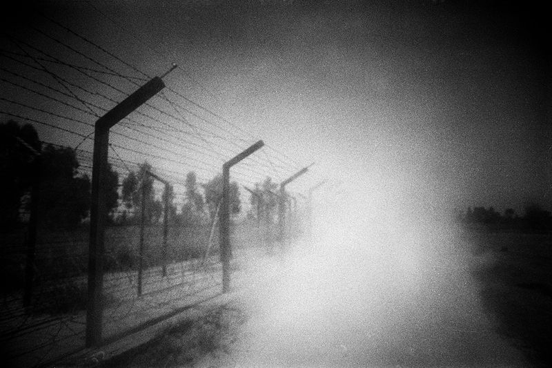 © Poulomi Basu - Dust at the first line of control marking end of Punjab and beginning of Jammu & Kashmir. October 2011.