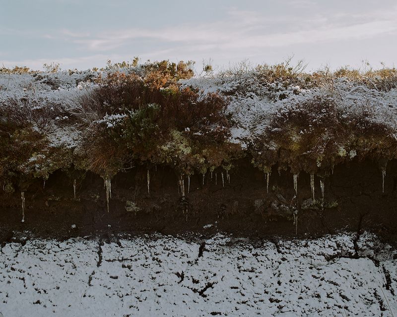 © Sophie Gerrard - Peat cross section, from the series 'The Flows'