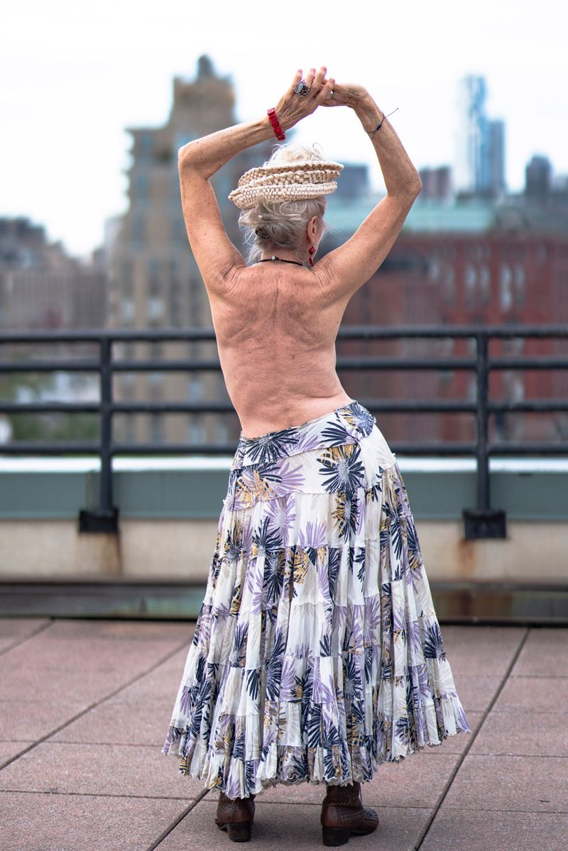 © Natalia L Rudychev - Wings. Debra Rapoport modeling her handwoven head piece. Coral jewelry set by me.