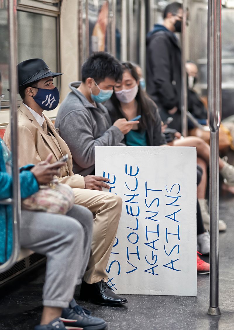 © Natalia L Rudychev - Title: We Are All in It Together Documenting support of Asian community in NYC