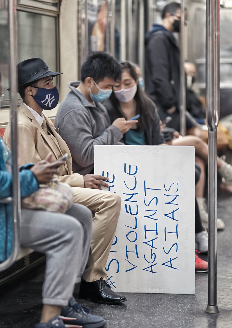 © Natalia L Rudychev - Title: We Are All in It Together Documenting support of Asian community in NYC